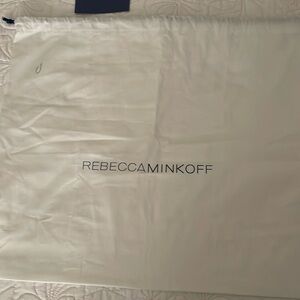 Rebecca Minkoff Dust Bag 18x16 in white pull top